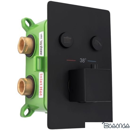 Душевая система Rea Fenix Davis Black REA-P6357