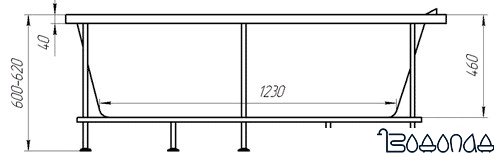 Ванна Relisan Kristina 170х75