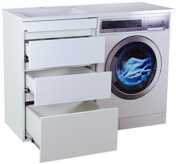 Misty Тумба под умывальник Фостер 55 (Напольная Белый) фото 2