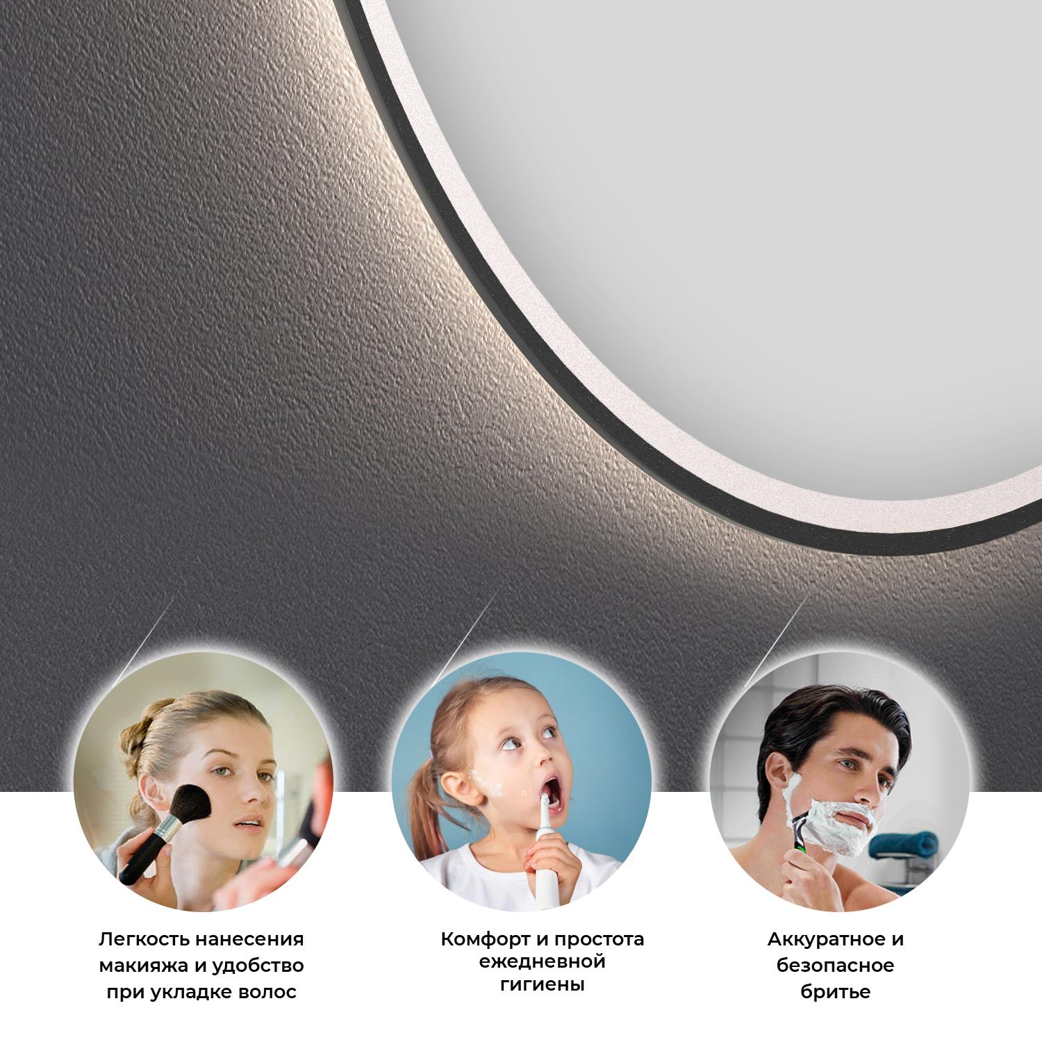 Фронтальная LED-подсветка зеркала Wellsee
