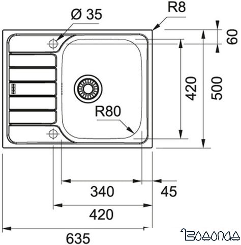 Кухонная мойка Franke SKX 611-63