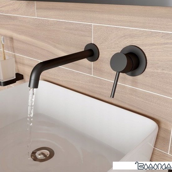 Смеситель Rea Lungo BAT-B0969 (черный)