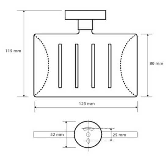 Мыльница Bemeta Trend-I 104108082B фото 2