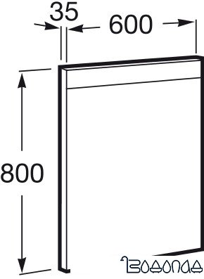 Roca Зеркало Prisma 60x80 [A812257000]