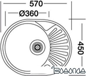 Кухонная мойка Kromevye EC 257 D фото 2 Кухонная мойка Kromevye EC 257 D фото 2