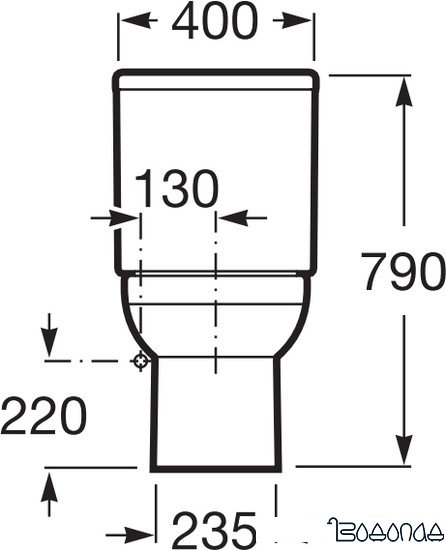 Унитаз Roca Dama Senso [342517000] фото 4