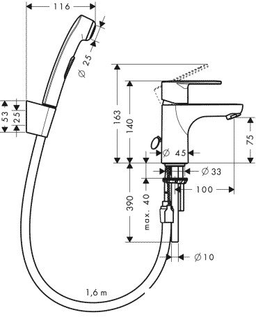 Смеситель Hansgrohe Talis E2 31165000
