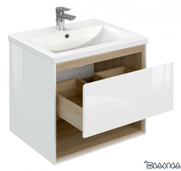 Cersanit Тумба под умывальник Louna 60 SP-SZ-LOU-CO60/Wh фото 3