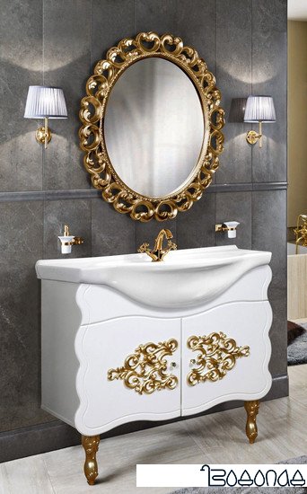 Bliss Зеркало Искушение 1 (белый/золотой) [КМК 0459.7] фото 2