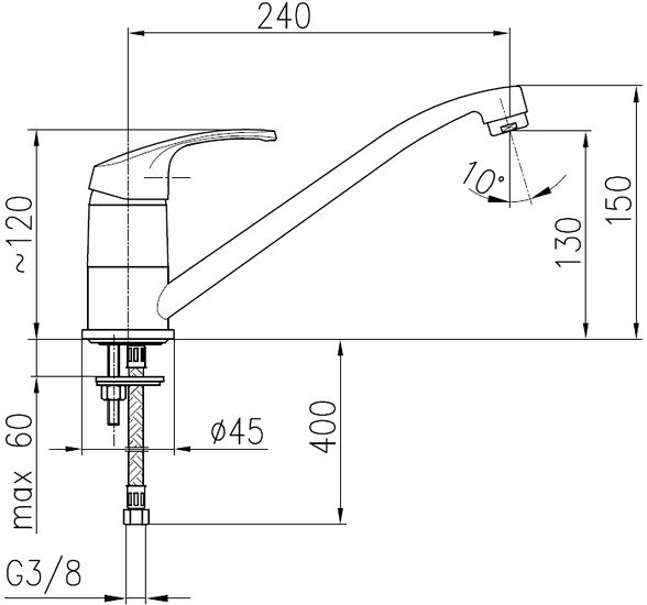 Смеситель Armatura 4213-915-00