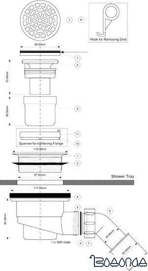 Сифон McAlpine HC27-ABBR
