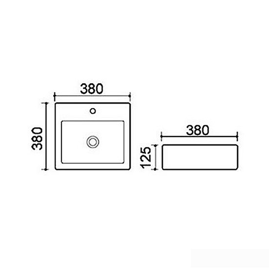 Умывальник Azario AZ-4148