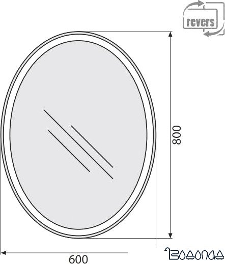 BelBagno Зеркало SPC-VST-600-800-LED-TCH фото 4