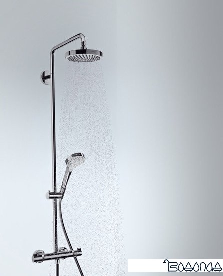 Душевая система Hansgrohe Croma Select S 180 2jet Showerpipe (27253400)