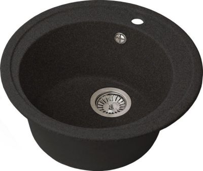 Кухонная мойка Gran-Stone GS-02 (308 черный) Кухонная мойка Gran-Stone GS-02 (308 черный)
