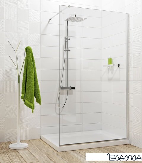 Душевая стенка Deante Abelia 110 KTA 032P (хром/прозрачное) фото 3