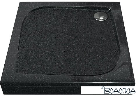 Душевой поддон Good Door Квадро 100x100 Антрацит (черный)