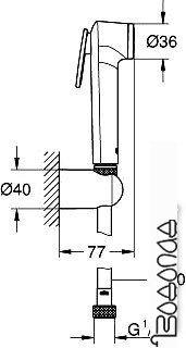 Душевой гарнитур Grohe Tempesta-F Trigger Spray 30 26356IL0 фото 2