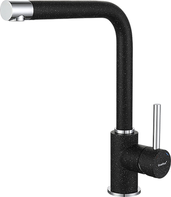 Смеситель GranFest Мрамор 3651 (черный)