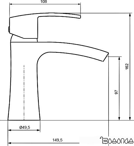 Смеситель Ahti Mikkeli MK201001 фото 2