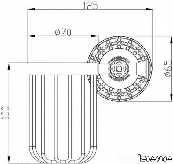 Держатель для освежителя воздуха ZorG AZR 19 BR