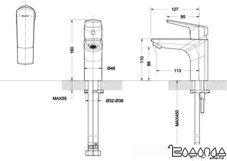 Смеситель Bravat Real F1121179CP фото 2