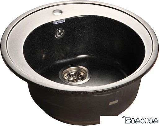 Кухонная мойка GranFest GF-R510 (черный)