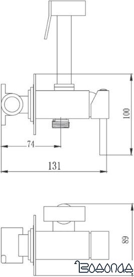 Смеситель Haiba HB5512 (хром)