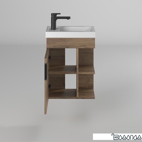 Briz Тумба подвесная Берн 45 с умывальником Фостер