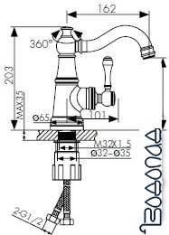 Смеситель Kaiser Aria 03011-1
