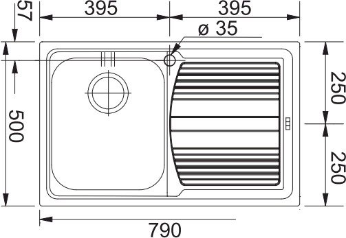 Кухонная мойка Franke LLX 611 (101.0085.772)