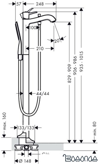 Смеситель Hansgrohe Metropol Classic 31445090