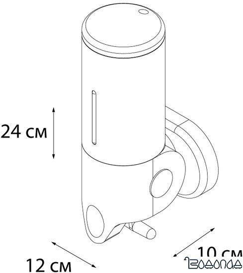 Дозатор Fixsen Hotel FX-31012A фото 4