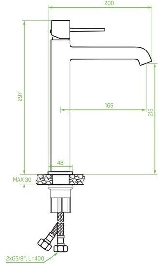 Смеситель Laveo Pola BAP 02ND фото 2