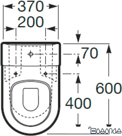 Унитаз Roca Inspira Round [342528000] без бачка и крышки фото 4