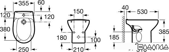 Биде Roca Victoria [357390000]