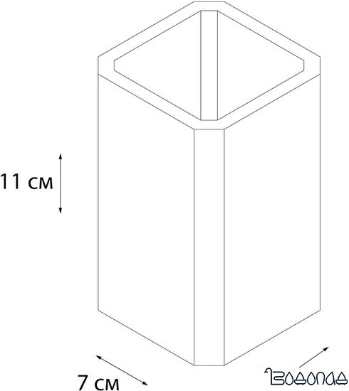 Стакан для зубной щетки и пасты Fixsen Tomy FX-231-3