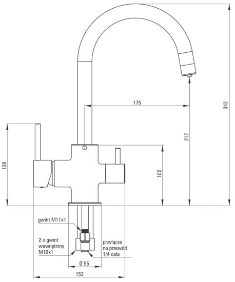 Смеситель Deante BCH N64M