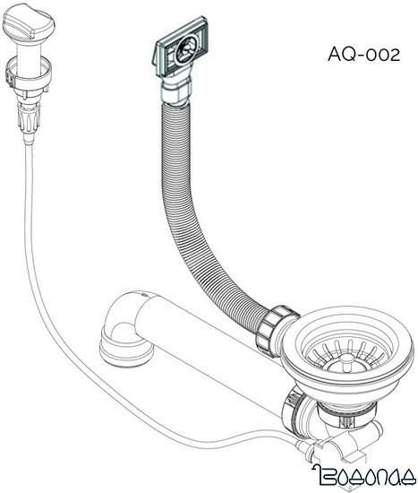 Сифон Aquasanita AQF 002