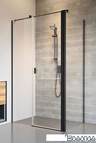 Душевая стенка Radaway Nes Black S2 70 (прозрачное стекло)