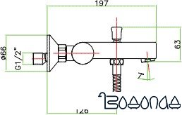 Смеситель Fiore Katana 77 CR 7551 фото 2