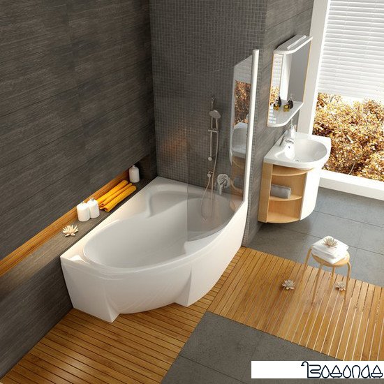 Ванна Ravak Rosa II 160 x 105 R [CL21000000]