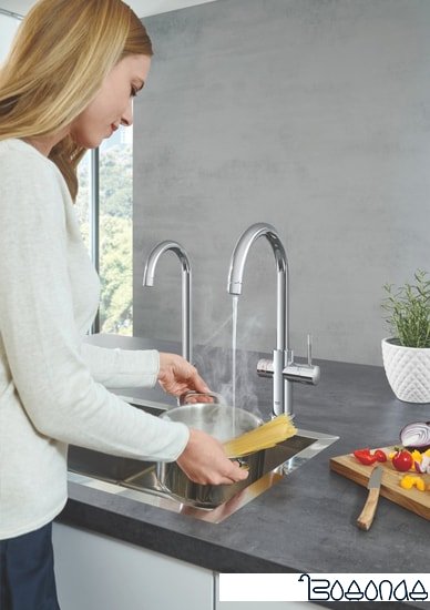 Смеситель Grohe Red Duo 30079DC1 (сталь) фото 4