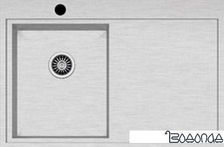Кухонная мойка Asil AS 3071 (левая, матовая, 1 мм) Кухонная мойка Asil AS 3071 (левая, матовая, 1 мм)