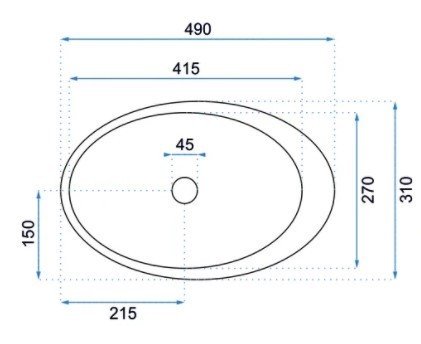 Умывальник Rea Stone Nature U6650 фото 2