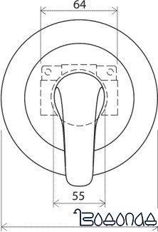 Смеситель Ravak Rosa RS 062.01 [X070015]