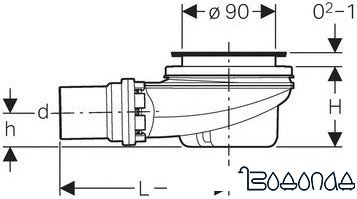 Сифон Geberit 150.551.21.1