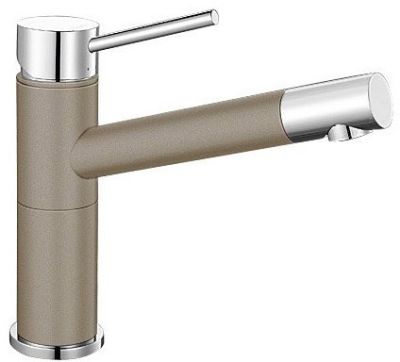 Смеситель Blanco Alta Compact Silgranit (серый беж) [517633]