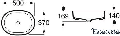 Умывальник Roca Inspira Round 327520000