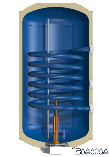 Накопительный электрический водонагреватель Thermex ER 100 V (combi L) фото 2